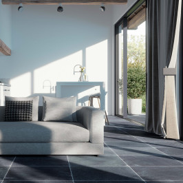 Pierre naturelle | 60x60 cm | Hanoi Bluestone carrelage sol en pierre naturelle, carrelages sol, carrelages terrasse, gris, pierre bleue vietnamienne,