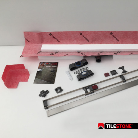 Sanitaires | 4x70 cm | Tilestone - Caniveau de douche Smart Drain - 70 cm