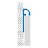 Profil | 0.8x270 cm | Alu Revêtement en poudre Argent, Rond Profil | 0.8x270 cm | Alu Revêtement en poudre Argent, Rond