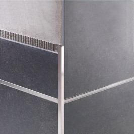 Profil | 0.8x270 cm | Alu Argent Anodisé, Carré