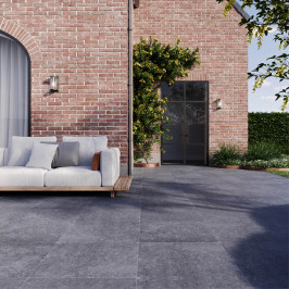 Carrelage extérieur en céramique | 60x60 cm | Tilestone Essentials Blue Stone Dark Carrelage extérieur en céramique | 60x60 cm | Tilestone Essentials Blue Stone Dark
