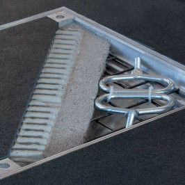 Accessoires | 30x30 cm | Couvercle à carreler Alu inodore et étanche à l'eau