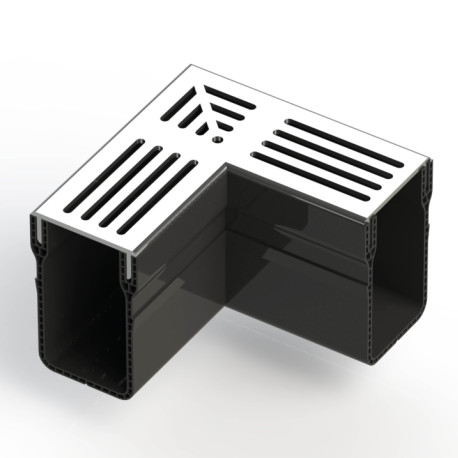 Accessoires | 14.9x14.9 cm | Evacuation Slim Alu Coin