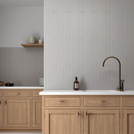 Carreaux muraux en céramique | 5x40 cm | Hopp Bro Grey