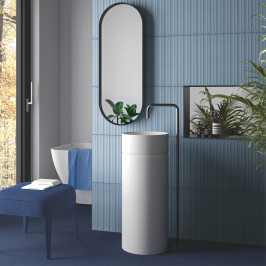 Carreaux muraux en céramique | 5x40 cm | Hopp Bro Blue