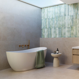 Vinyle/PVC à clipser | 47x91.5 cm | VYGO Tiles Mistral Beige