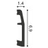 Plinthes en PVC | 6.9x200 cm | Orac Decor Angle 