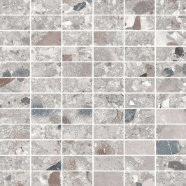 Mosaïque sur filet | 30x30 cm | vtwonen Composite Grey Brown Mosaic