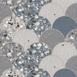 Mosaïque sur filet | 40x28 cm | vtwonen Terrazzo Cold Mosaic