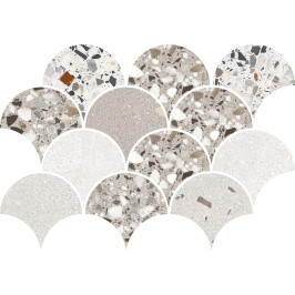 Mosaïque sur filet | 28x40 cm | vtwonen Terrazzo Warm Mosaic Mosaïque sur filet | 28x40 cm | vtwonen Terrazzo Warm Mosaic