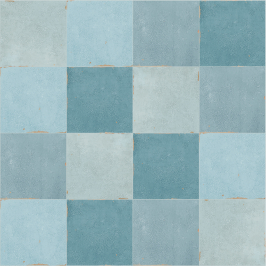 Carreaux muraux en céramique | 12.5x12.5 cm | vtwonen Craft Aqua Glossy Decor