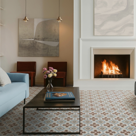 Carrelage en céramique sol et mur | 20x20 cm | Paul & Jane Pattern Cambridge