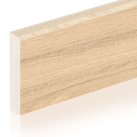 Plinthes en céramique | 6x120 cm | Tilestone Iconic Oak Light