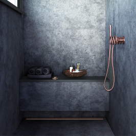 Sanitaires | 5.5x90 cm | Tilestone Smart Drain Copper - 90cm Sanitaires | 5.5x90 cm | Tilestone Smart Drain Copper - 90cm