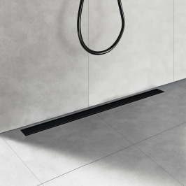 Sanitaires | 5.5x100 cm | Tilestone Smart Drain Noir - 100cm Sanitaires | 5.5x100 cm | Tilestone Smart Drain Noir - 100cm
