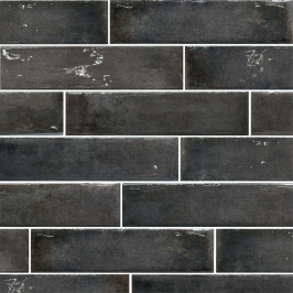 Carreaux muraux en céramique | 6x25 cm | Mood Charcoal Carreaux muraux en céramique | 6x25 cm | Mood Charcoal