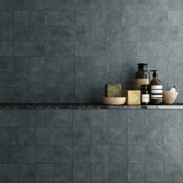 Carrelage en céramique sol et mur | 10x10 cm | Stage Denim