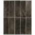 Carreaux muraux en céramique | 6.5x20 cm | Hanoi Black Ash