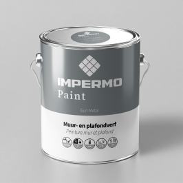 Peinture | 18x20 cm | Mur & Plafond - Impermo Paint - Gun Metal