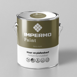 Peinture | 18x20 cm | Mur & Plafond - Impermo Paint - Retro Khaki Peinture | 18x20 cm | Mur & Plafond - Impermo Paint - Retro Khaki