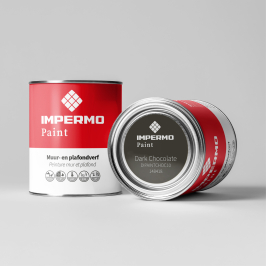 Échantillon | 5x5 cm | Testeur Mur & Plafond - Impermo Paint - Dark Chocolate