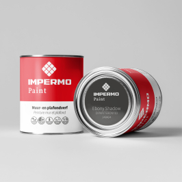 Échantillon | 5x5 cm | Testeur Mur & Plafond - Impermo Paint - Ebony Shadow Échantillon | 5x5 cm | Testeur Mur & Plafond - Impermo Paint - Ebony Shadow