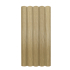 Panneaux muraux décoratifs | 60x240 cm | Panneau de Lattes en Bois Rondes - Naturel - Flex 