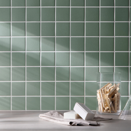 Mosaïque sur filet | 29x29 cm | Mono Mint