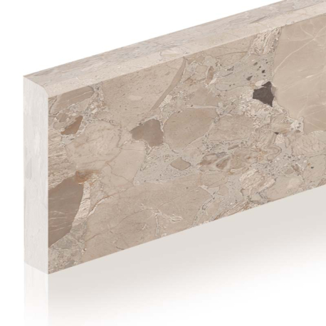 Plinthes en céramique | 7x120 cm | Marmo Breccia Mocca