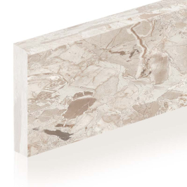 Plinthes en céramique | 7x120 cm | Marmo Breccia Almond