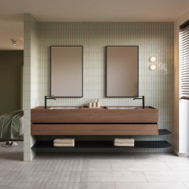 Vinyle/PVC à clipser | 47x91.5 cm | VYGO Tiles Mistral Greige