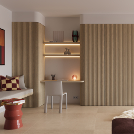 Carrelage en céramique sol et mur | 80x80 cm | Limit Marfil