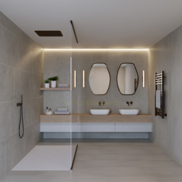 Plaque Murale PVC | 117.5x280 cm | VYGO Wall Premium Grano Ivory XL