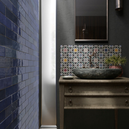 Carreaux muraux en céramique | 6.5x20 cm | Artisan Colonial Blue Glossy