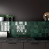 Carreaux muraux en céramique | 13.2x13.2 cm | Artisan Moss Green Glossy