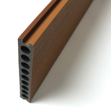 Lame de terrasse | 20x220 cm | Lame de terrasse composite réversible Light Brown/Beige