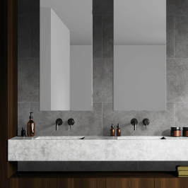 Panneau Mural PVC | 65x37.5 cm | Dumawall Dark Grey