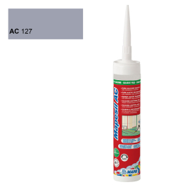 Kit silicone | 6x30 cm | Mapei Mapesil AC 127 Arctic Grey Kit silicone | 6x30 cm | Mapei Mapesil AC 127 Arctic Grey
