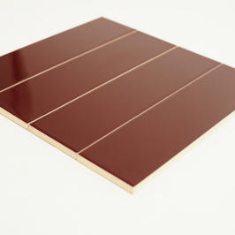 Carreaux muraux en céramique | 7.8x29.8 cm | Tones Burgundy