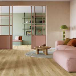 Vinyle/PVC à clipser | 18.1x122 cm | VYGO Authentic Oak Toffee