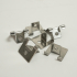 Accessoires | 2.5x2.7 cm | Clips de fin composite – 10 pièces 