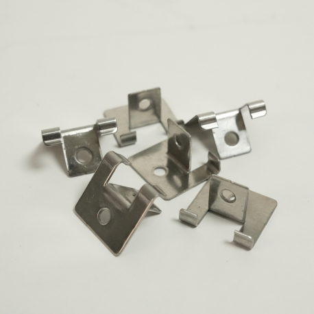 Lame de terrasse | 2.5x2.7 cm | Clips de fin composite – 10 pièces 