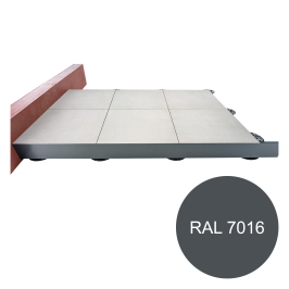 Profil | 13x240 cm | Profilé de finition terrasse H130mm Antracite