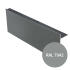 Profil | 18x240 cm | Profilé de finition terrasse H200mm Gris