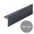 Profil | 18x240 cm | Profilé de finition terrasse H200mm Gris