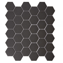 Mosaïque | 28.1x32.5 cm | Mosaic Antracite Big Hexagon