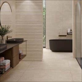 Carreaux muraux en céramique | 33.3x90 cm | Glamstone Beige Decor