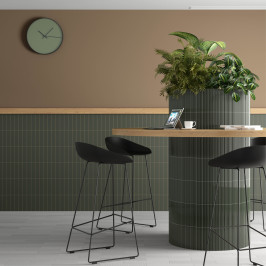 Carreaux muraux en céramique | 5x20 cm | Mundano Forest Edge Decor Matt