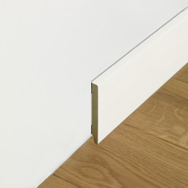 Plinthes en MDF | 9x244 cm | Plinthe lacquée Haute Blanche
