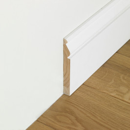 Plinthes à peindre | 12x290 cm | Plinthe décorative en cèdre Blanche Plinthes à peindre | 12x290 cm | Plinthe décorative en cèdre Blanche
